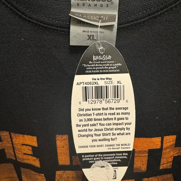 He is The Way Jesus Star Wars Mandalorian Black T-shirt Kerusso Size XL NWT - Picture 4 of 5